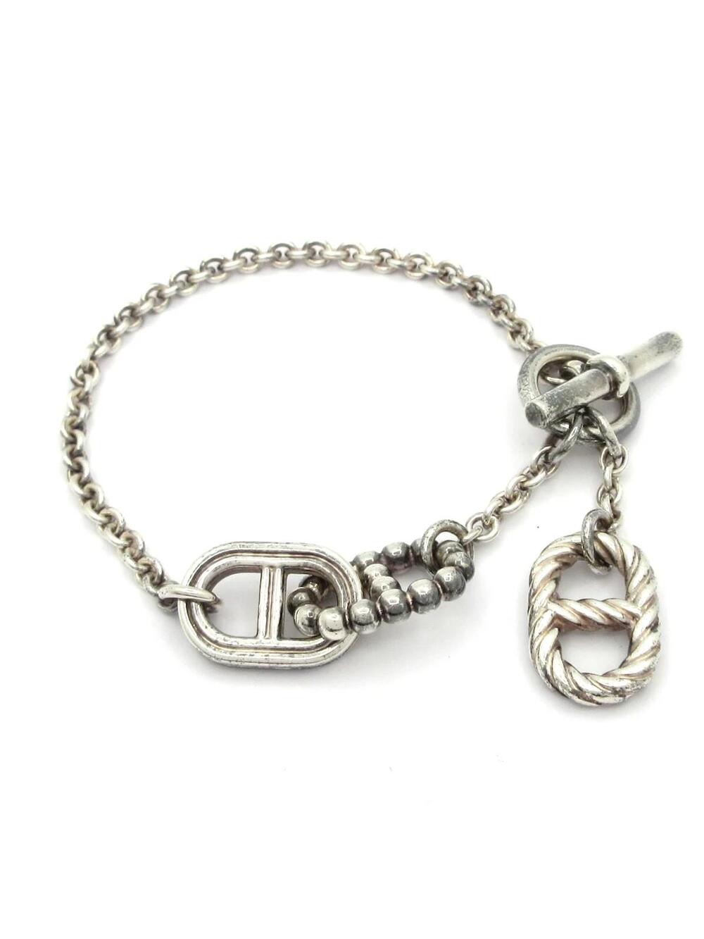 Hermes Chaine D'Ancre Parrado Silver #363788H24B